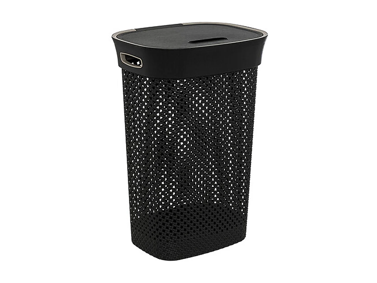 Panier à Linge Ajouré "Purl" 60L Gris