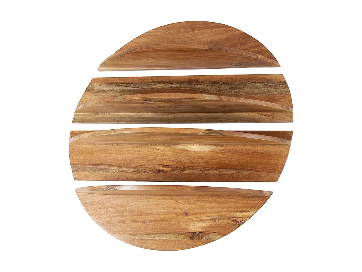 Wandregal Set - Holz Holz - KRISA