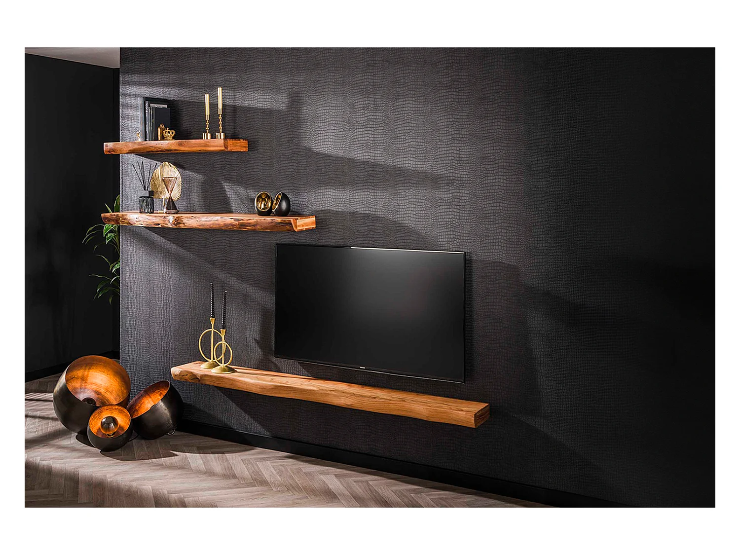 Wandregal - Holz Holz - SESA