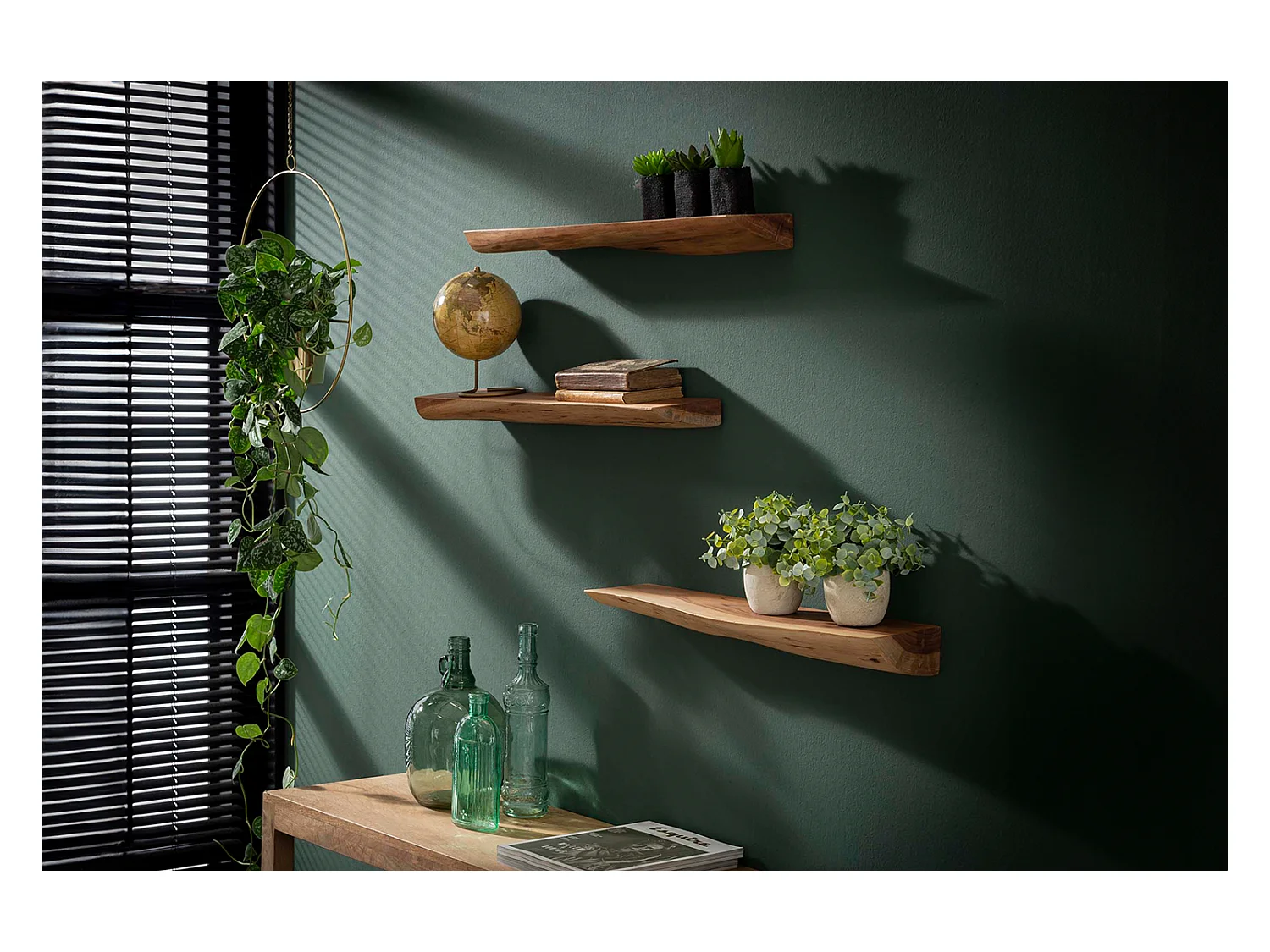 Wandregal Set - Holz Holz - FERHA 