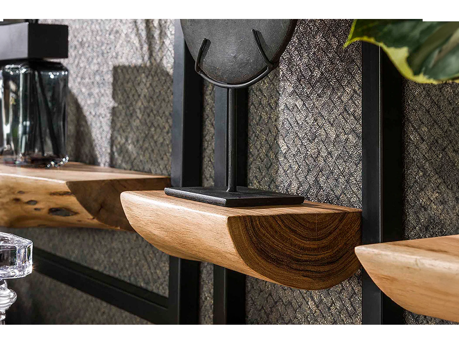 Estantería de pared Set - Madera Madera - ERGEA 