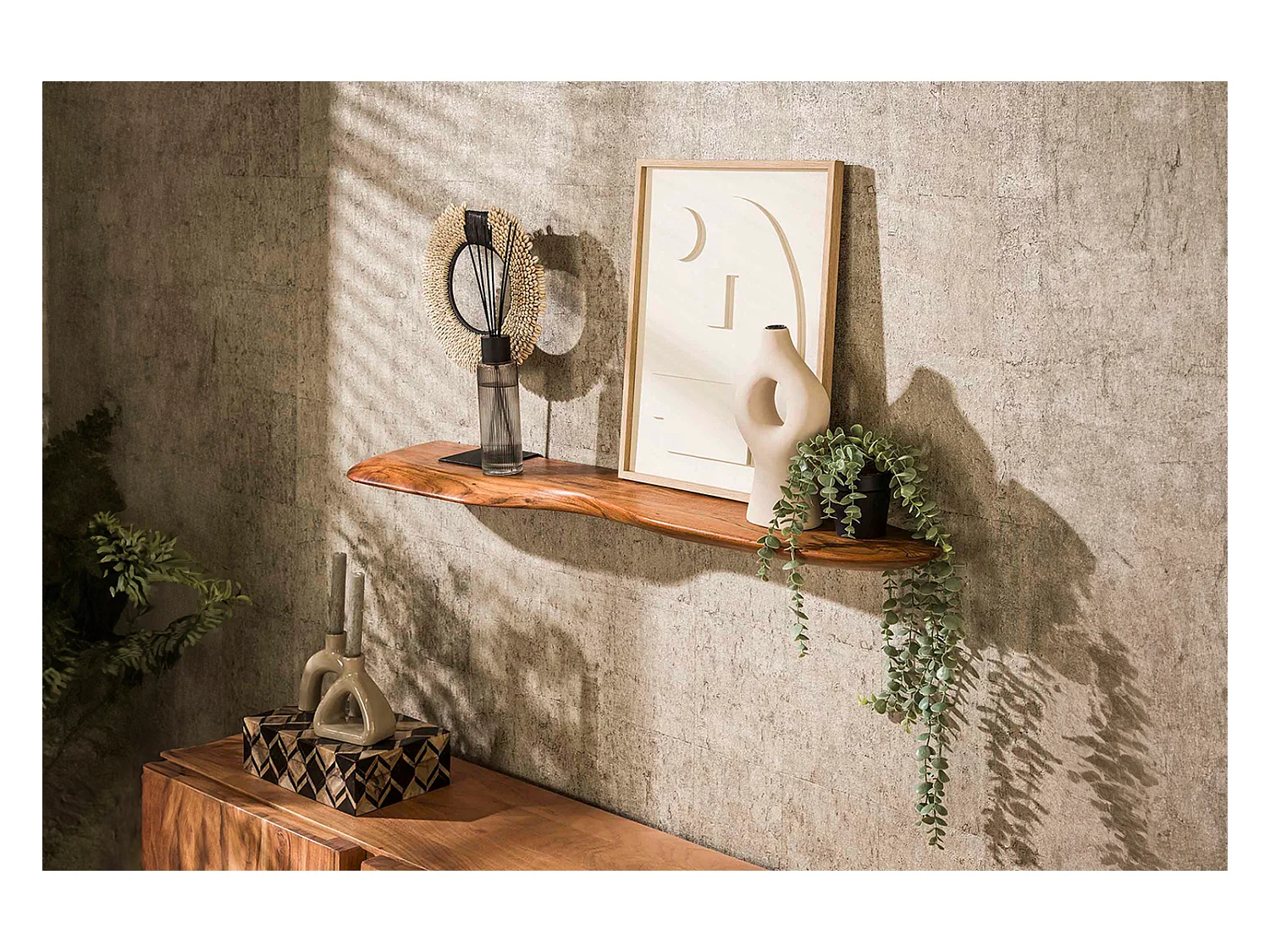 Wandregal - Holz Holz - HUZO