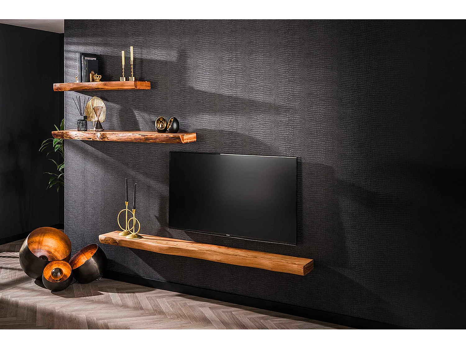 Wandregal - Holz Holz - SESA