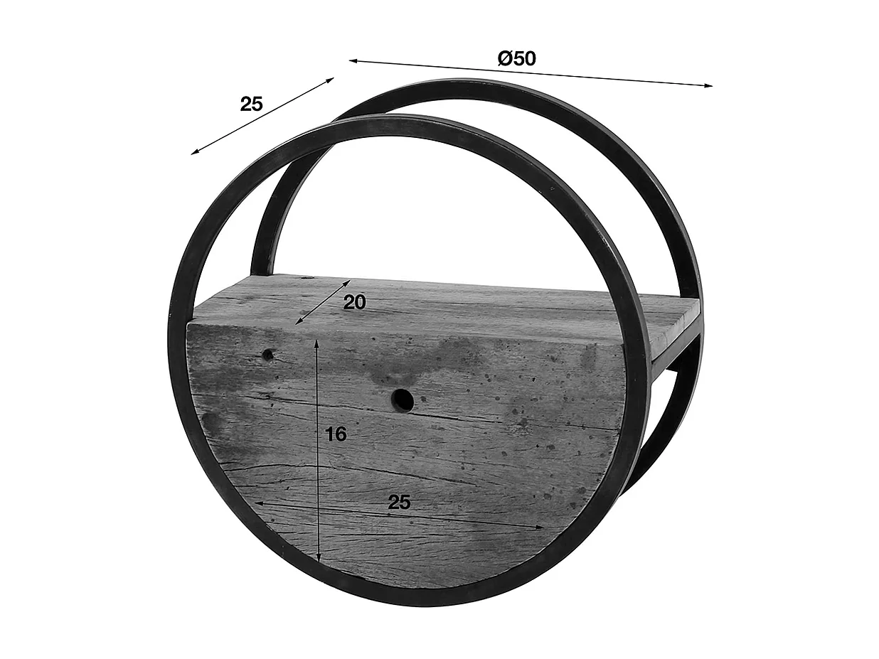 Étagère murale - Bois Bois - RADEL