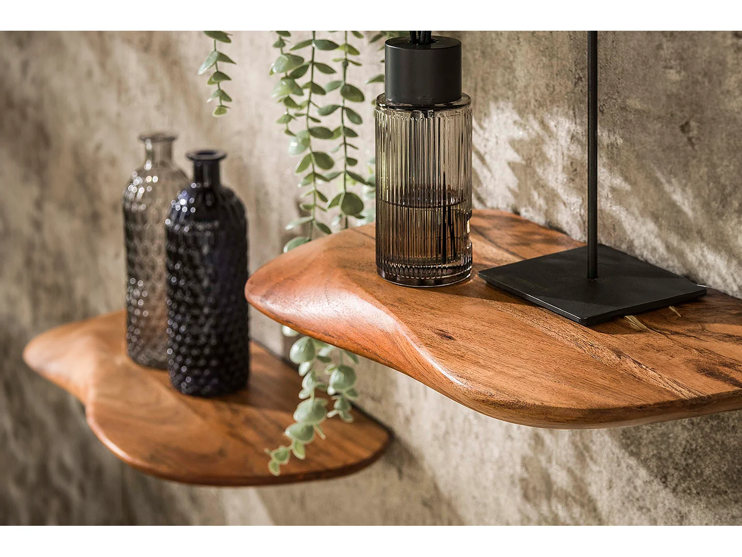 Wandregal Set - Holz Holz - HUZO