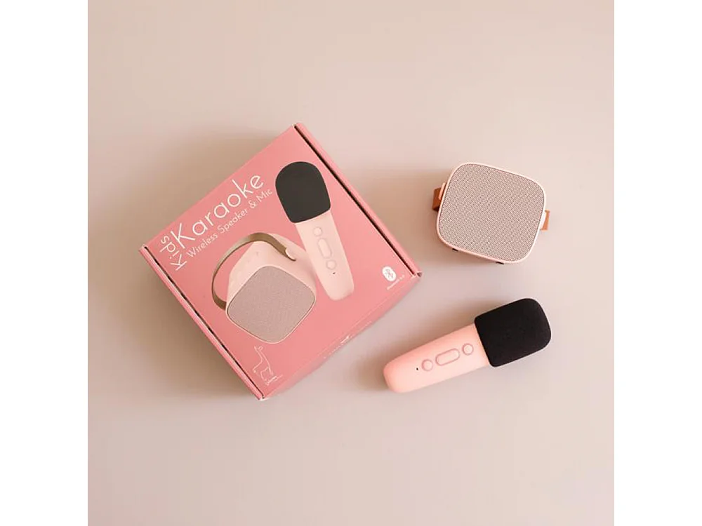 Enceinte Karaoké sans fil rechargeable Rose  Lalarma
