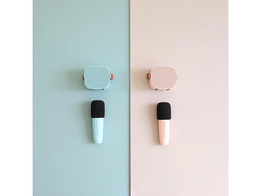 Enceinte Karaoké sans fil rechargeable Rose  Lalarma