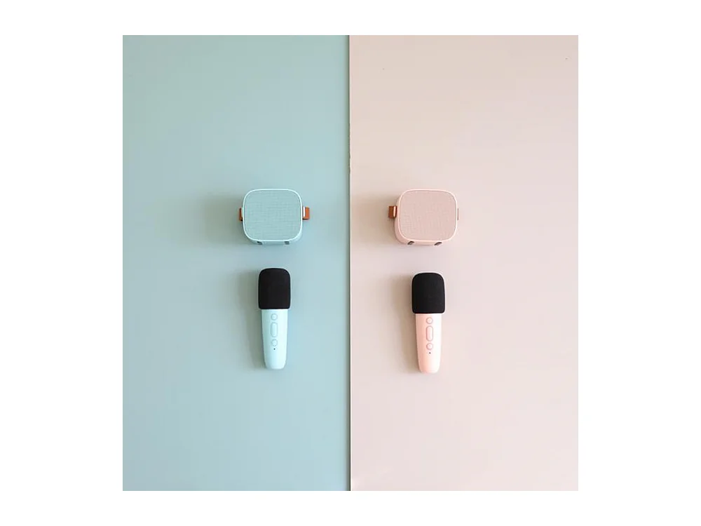 Enceinte Karaoké sans fil rechargeable Bleu  Lalarma