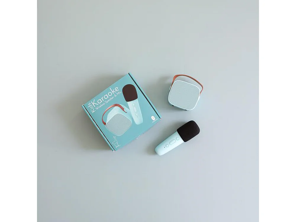 Enceinte Karaoké sans fil rechargeable Bleu  Lalarma