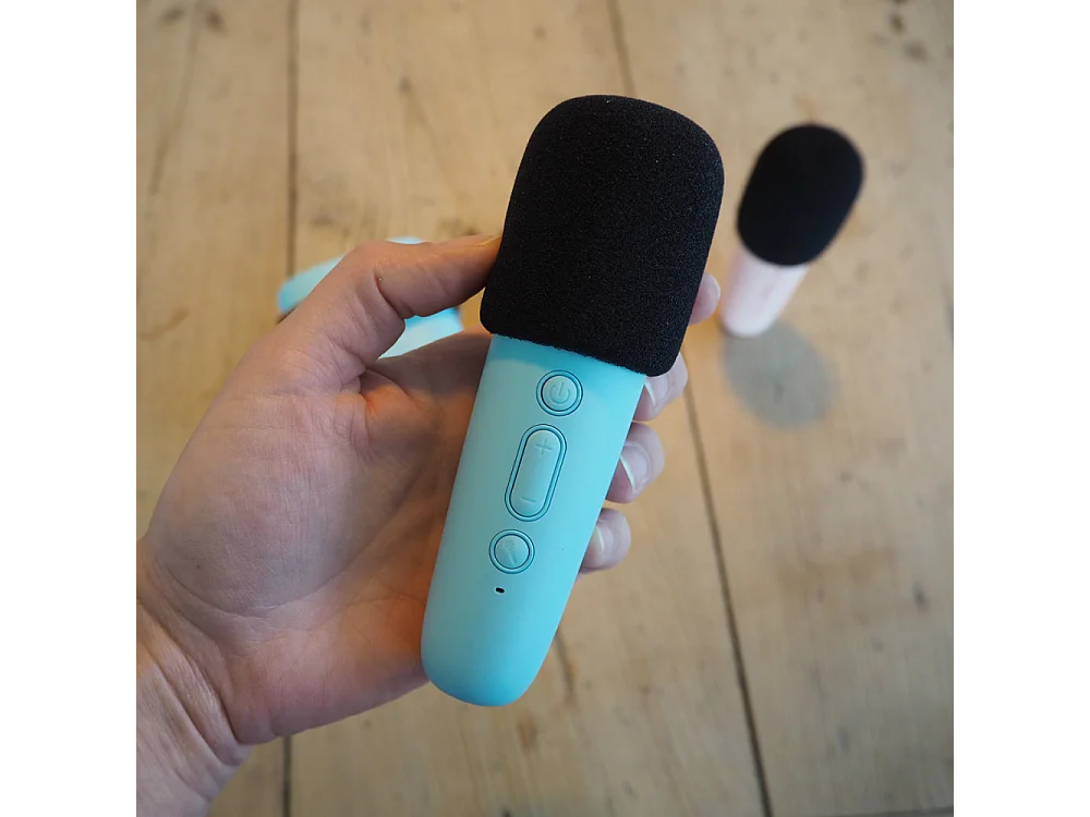 Enceinte Karaoké sans fil rechargeable Bleu  Lalarma
