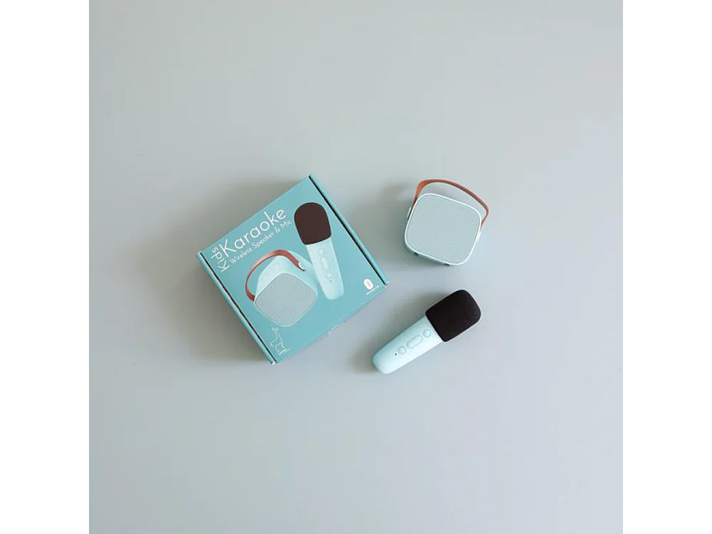 Enceinte Karaoké sans fil rechargeable Bleu  Lalarma
