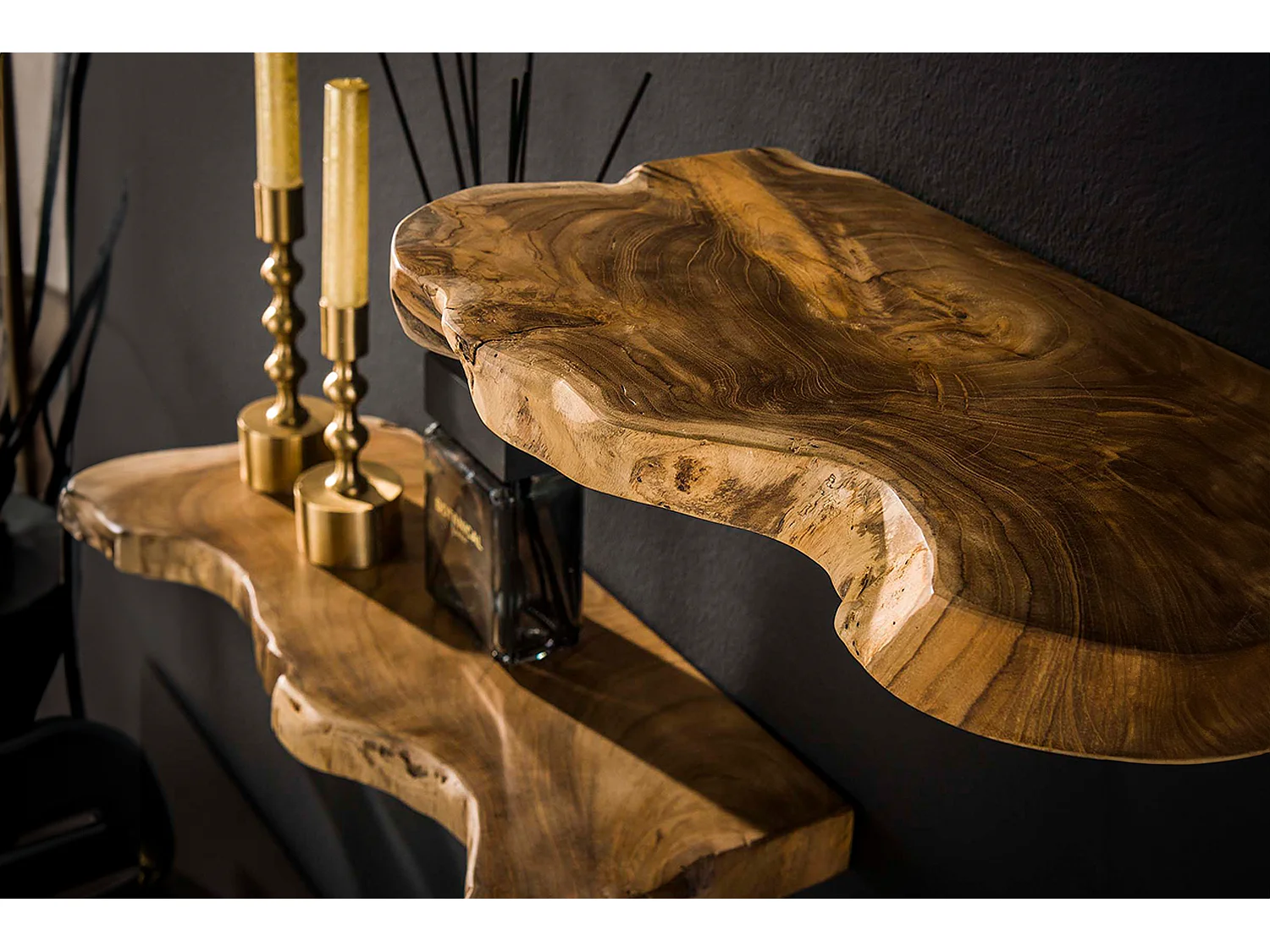 Étagère murale Set - Bois Bois - KURA 