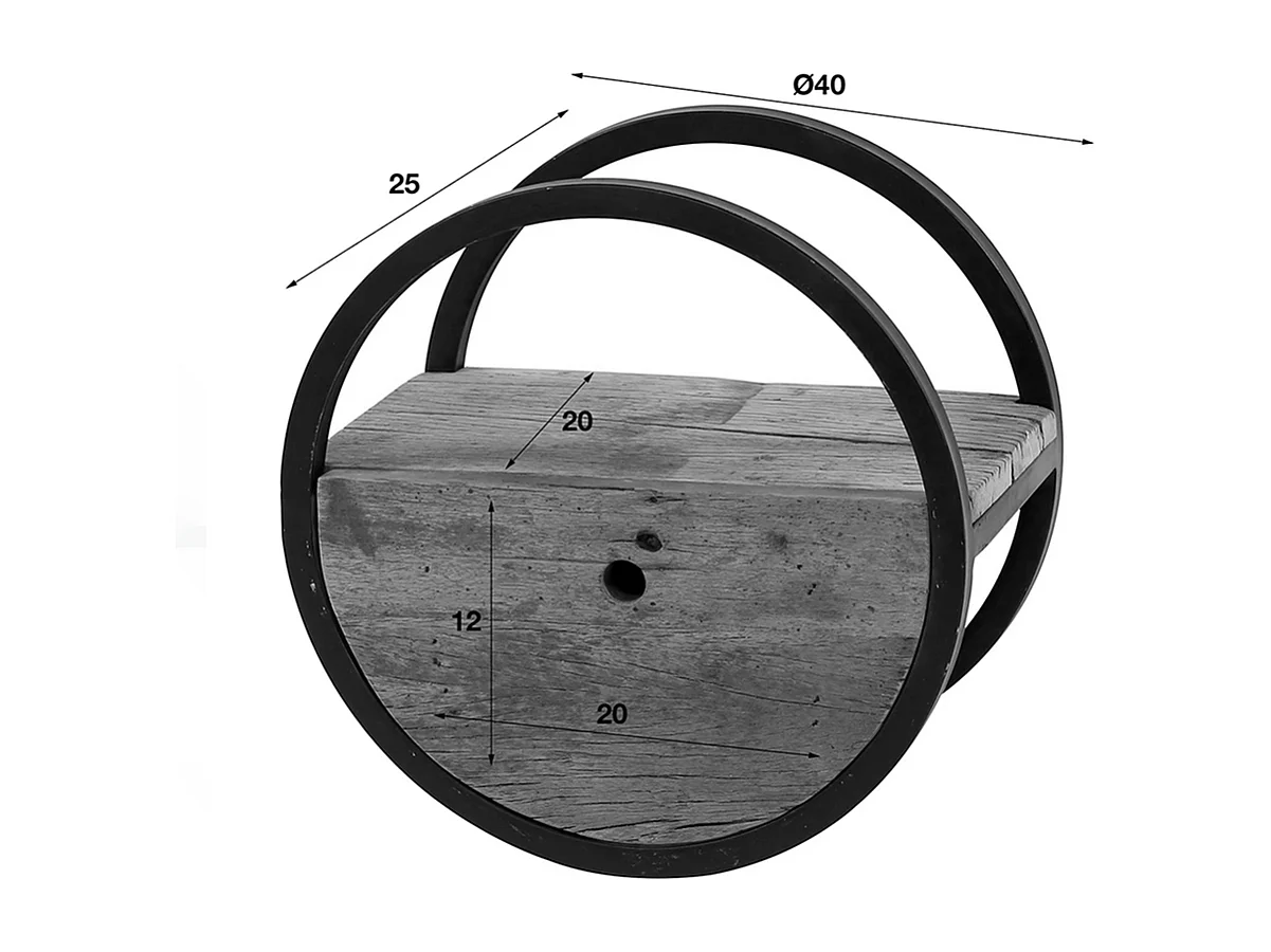 Étagère murale - Bois Bois - RADEL