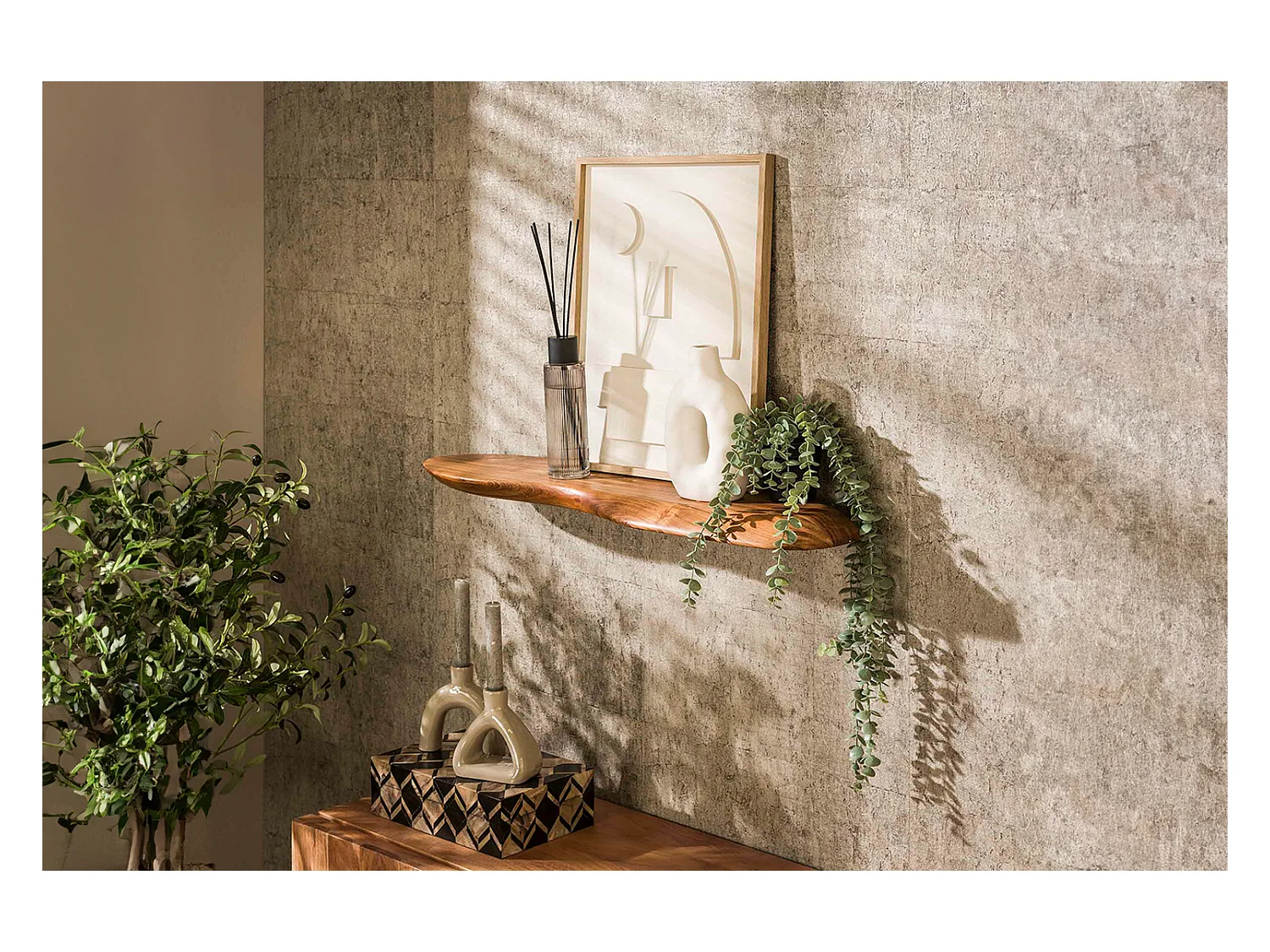 Wandregal - Holz Holz - HUZO