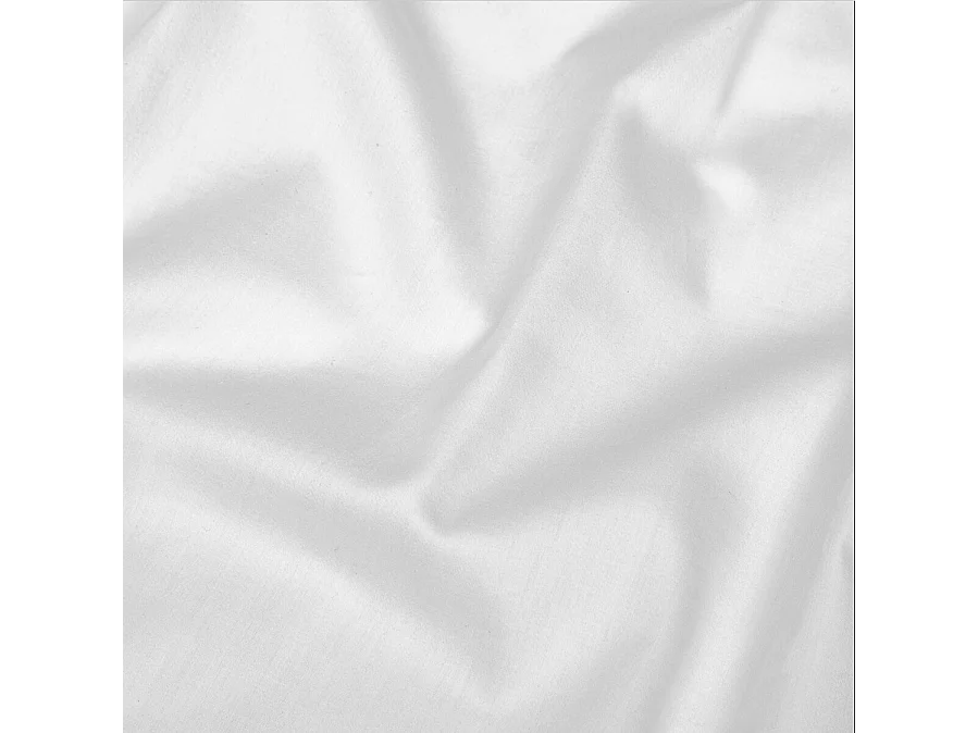 Drap Housse "Satine" 140x190cm Blanc