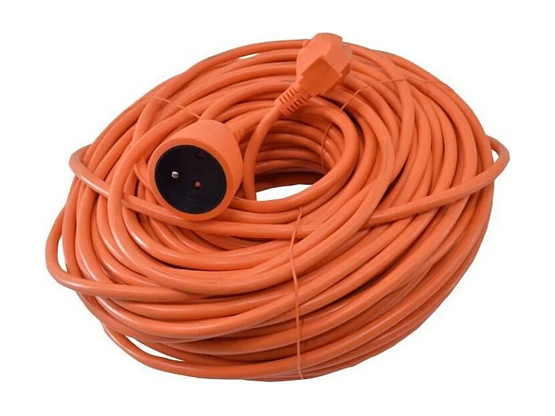 Przedłużacz elektryczny 50m 3x1,5mm I-Watts - Kabel HO5VV-F3G1.5 - Maks. 3680W - NF - Ochrona dzieci