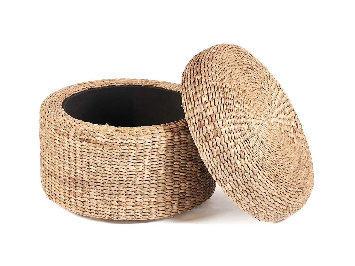 De Circle Opbergpoef - Naturel