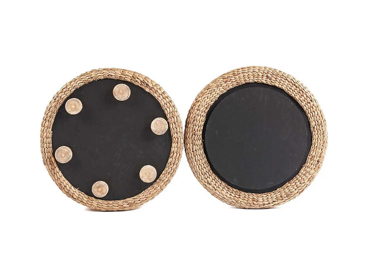 De Circle Opbergpoef - Naturel