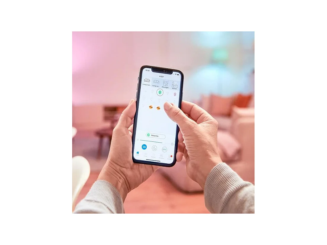 Ampoule LED Intelligente WiFi + Bluetooth E27 806 lm A60 Dimmable WIZ 8W 2700K Blanc chaud