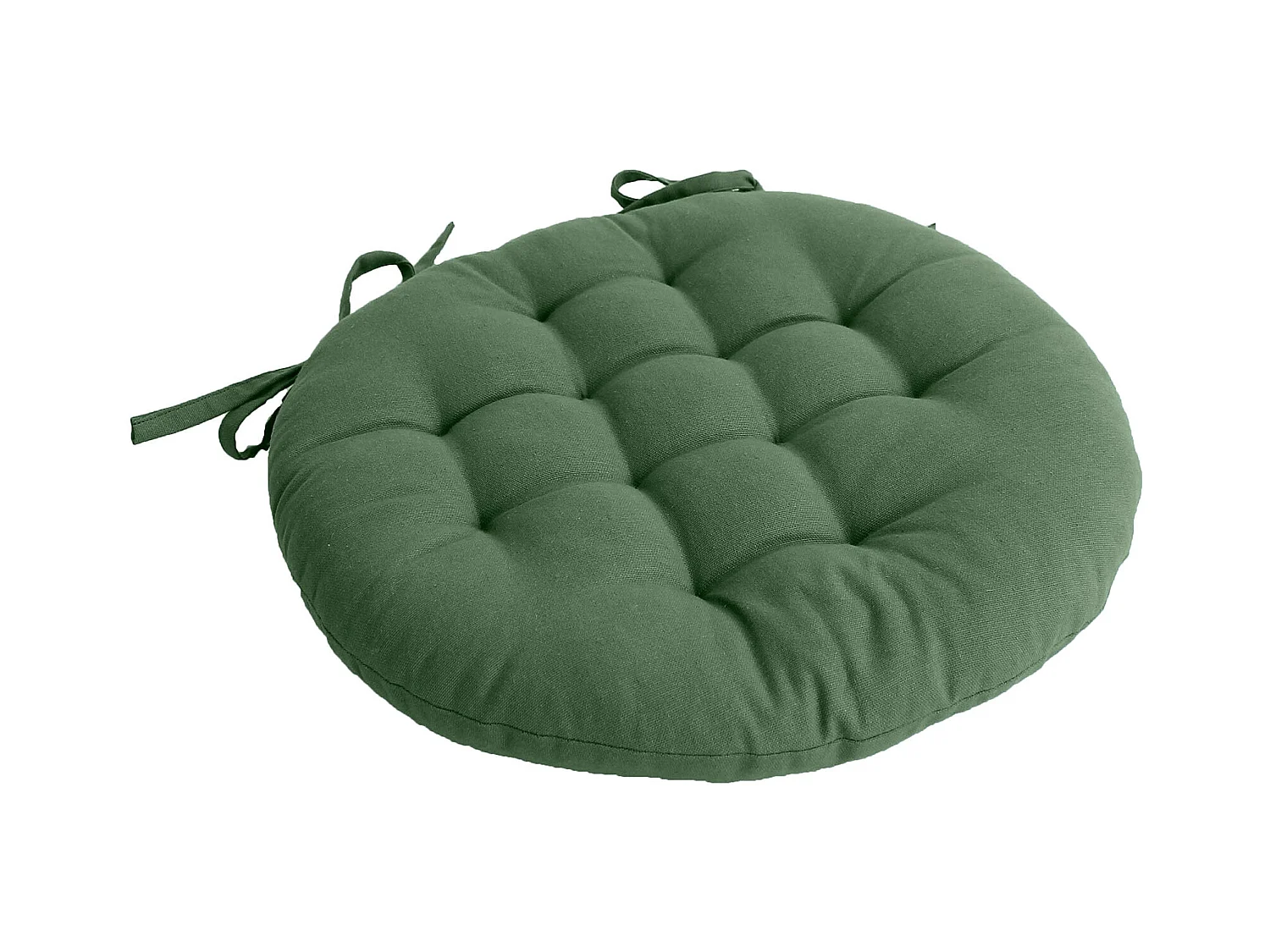 Galette de chaise piquée et ronde