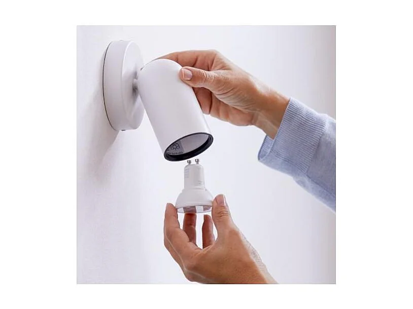 Ampoule LED Intelligente WiFi + Bluetooth GU10 400 lm PAR16 Dimmable WIZ 4.9W 2700K Blanc chaud