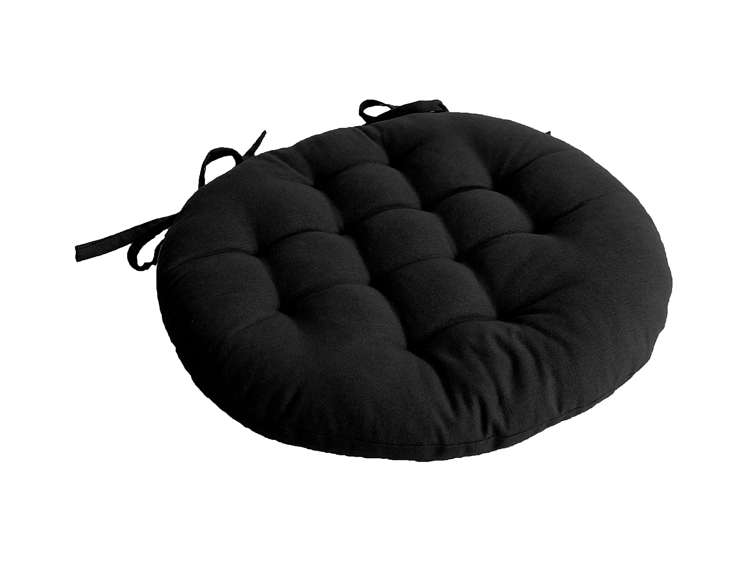 Galette de chaise piquée et ronde