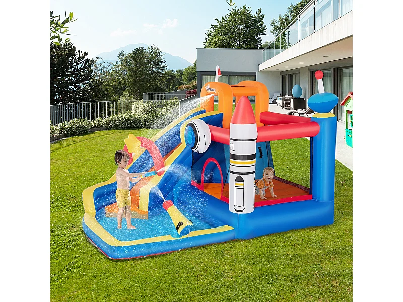 Gioco gonfiabile per bambini con borsa 11 paletti e toppe