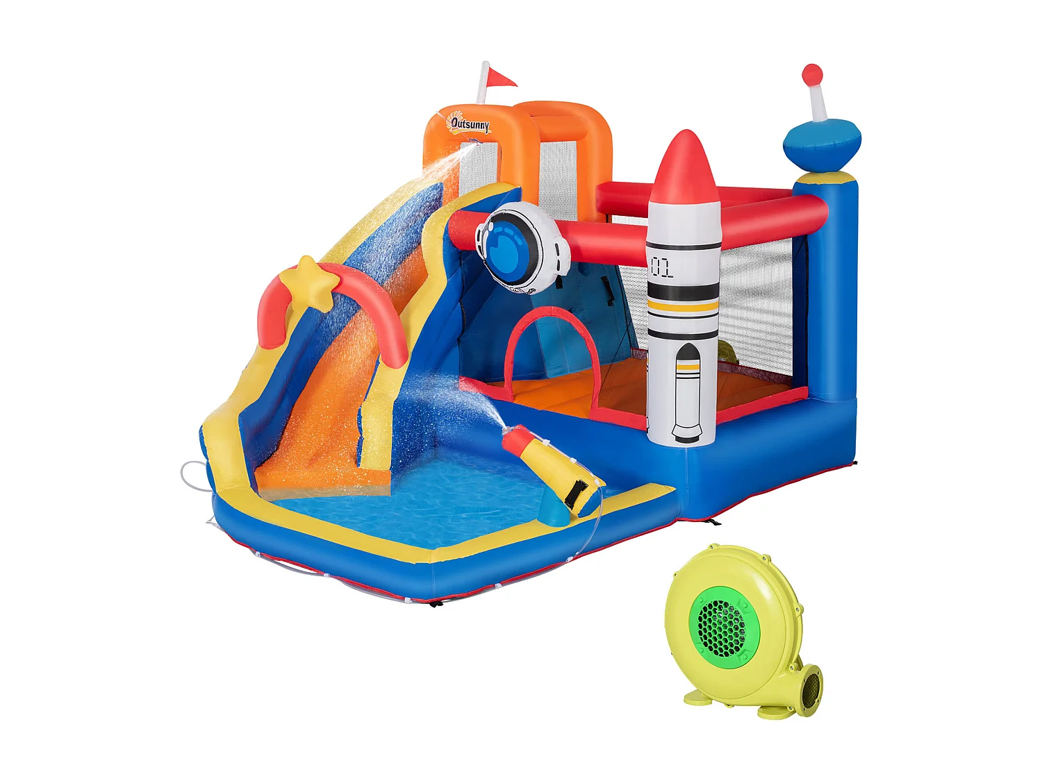 Gioco gonfiabile per bambini con borsa 11 paletti e toppe