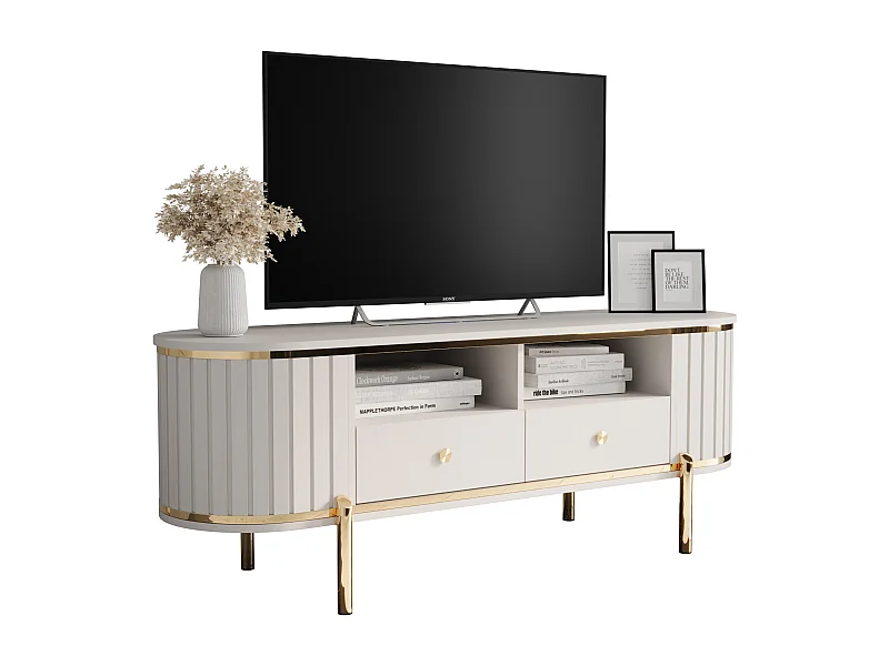 Meuble TV New York 50,5/151/40 (blanc)