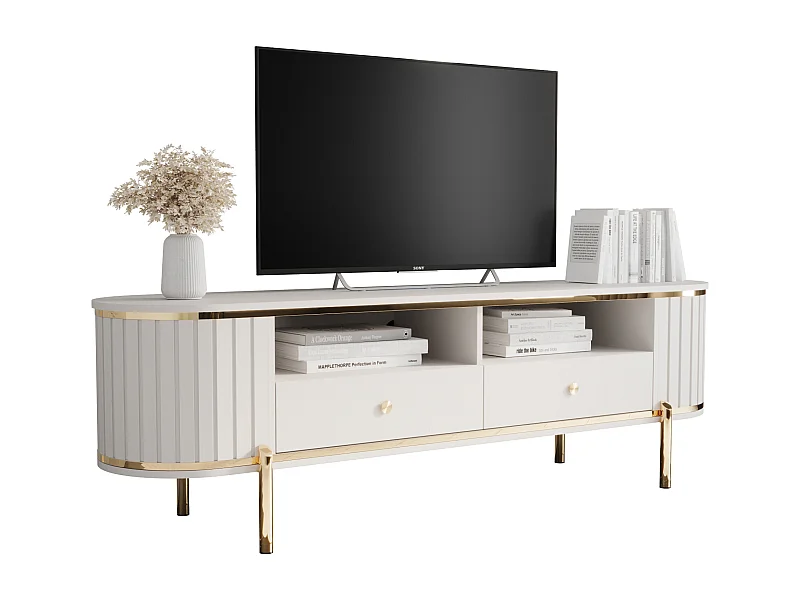 Meuble TV New York 50,5/181/40 (blanc)