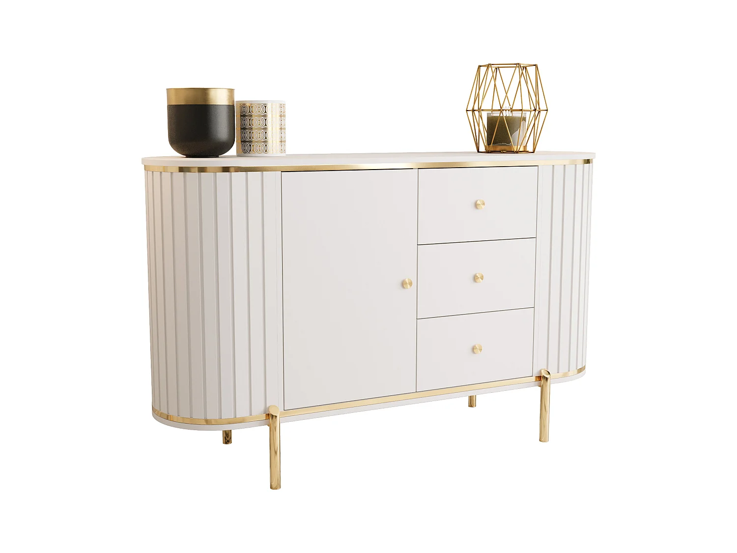 Commode New York 86,5/151/40 (blanc)