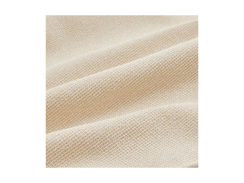 Canapé 4 places moderne en tissu lin - avec USB et porte-gobelets - 4 oreillers - 290x83x88cm - Beige