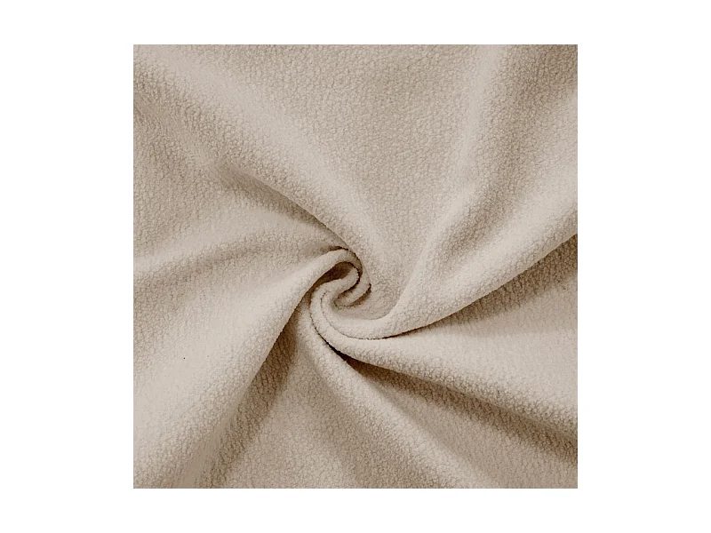 Canapé 3 places d'angle en tissu chenille, avec 5 oreillers, pouf amovible, combinaison DIY, 313x145x81cm, Beige