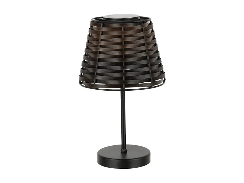Lampe à Poser Led "Énergie Solaire" 32cm Marron