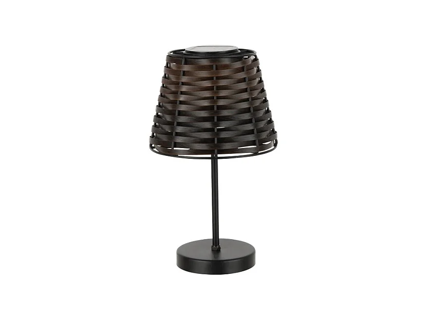 Lampe à Poser Led "Énergie Solaire" 32cm Marron