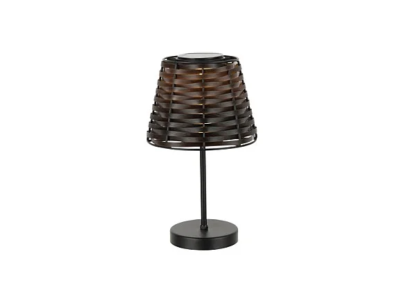 Lampe à Poser Led "Énergie Solaire" 32cm Marron
