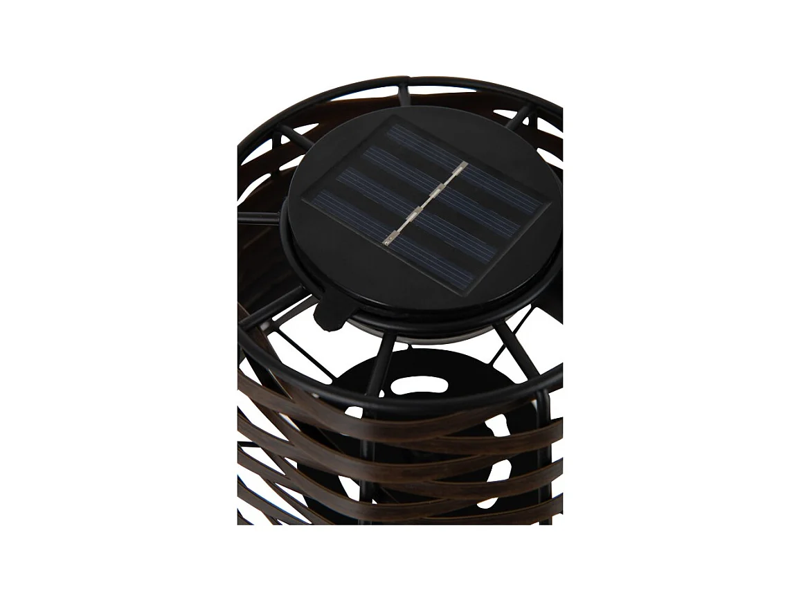 Lampe à Poser Led "Énergie Solaire" 32cm Marron