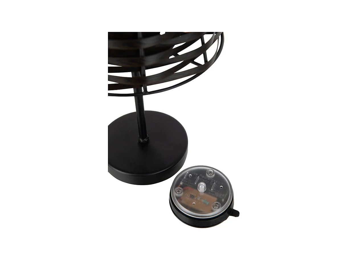 Lampe à Poser Led "Énergie Solaire" 32cm Marron