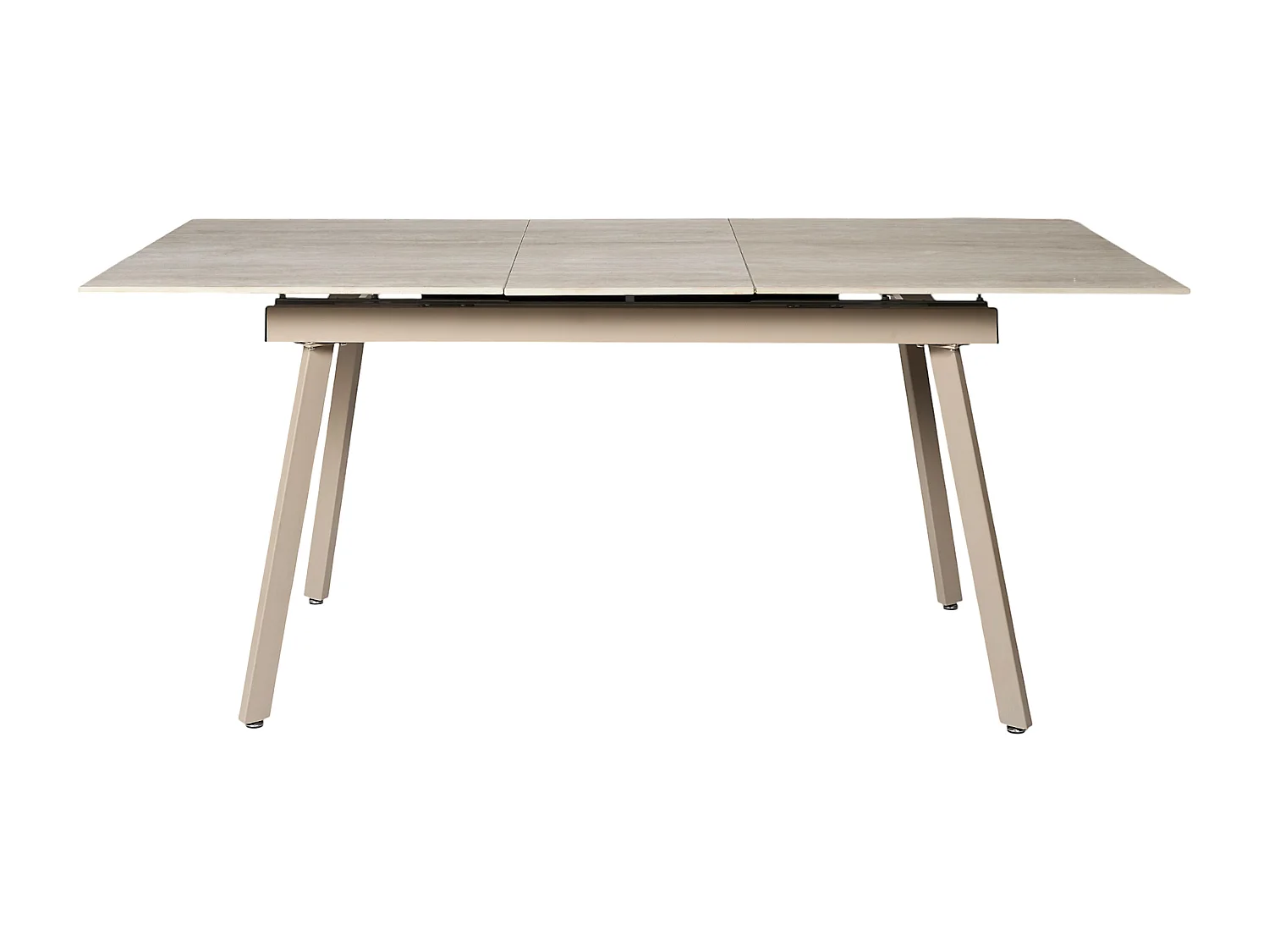 Table Extensible Ceramique Pietra 140 A 180cm Beige