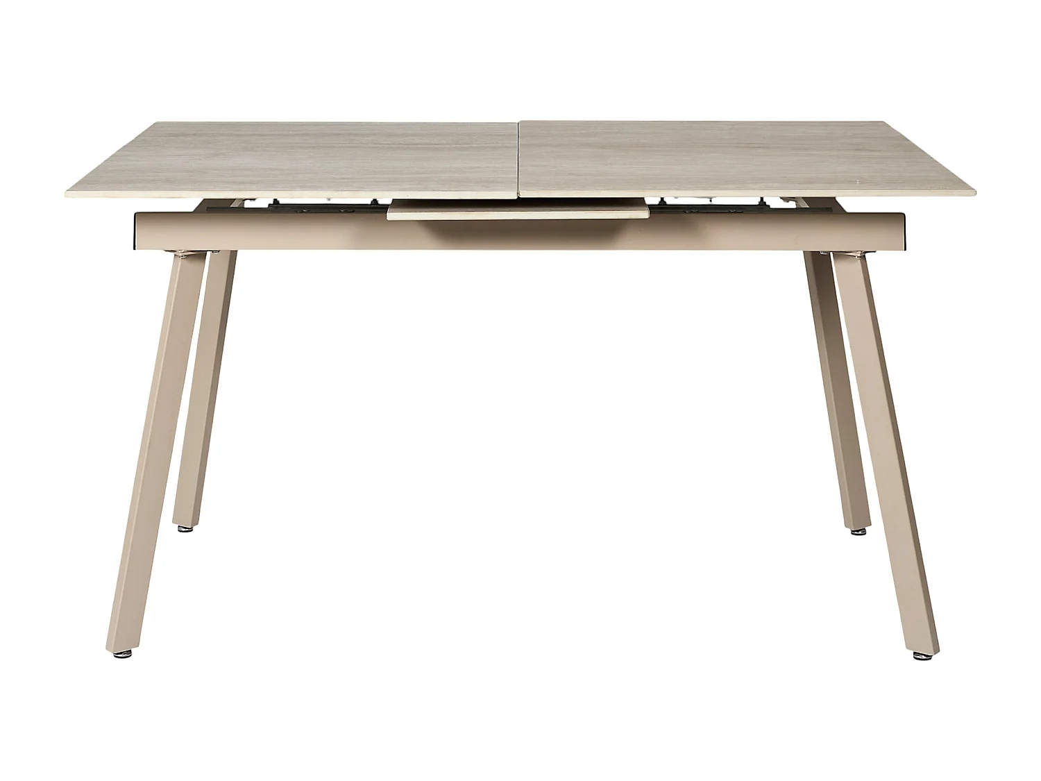 Table Extensible Ceramique Pietra 140 A 180cm Beige