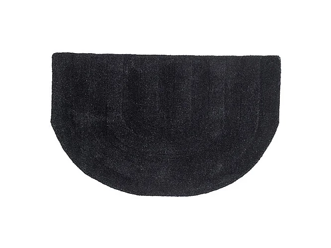 Tapis Demi-Rond "Nora" 50x80cm Noir