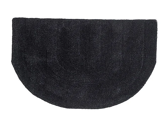 Tapis Demi-Rond "Nora" 50x80cm Noir