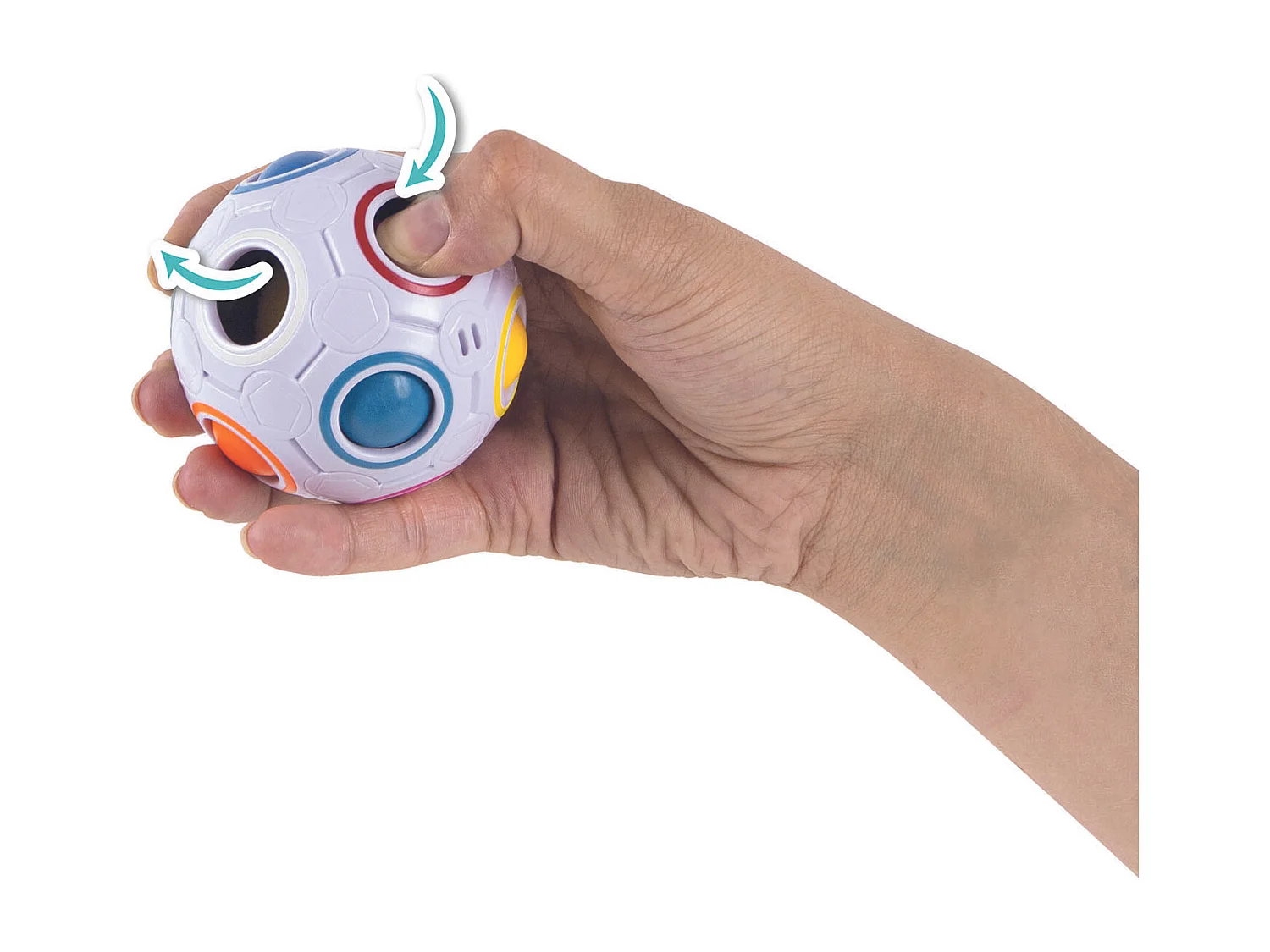 Boule Magique Couleurs M12 7x7x7 cm en Plastique