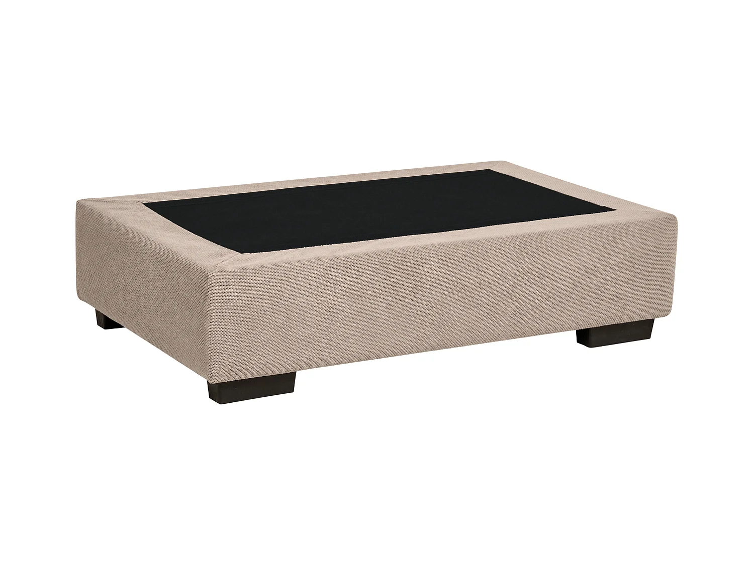 Ottoman KOLDING Tissu Taupe