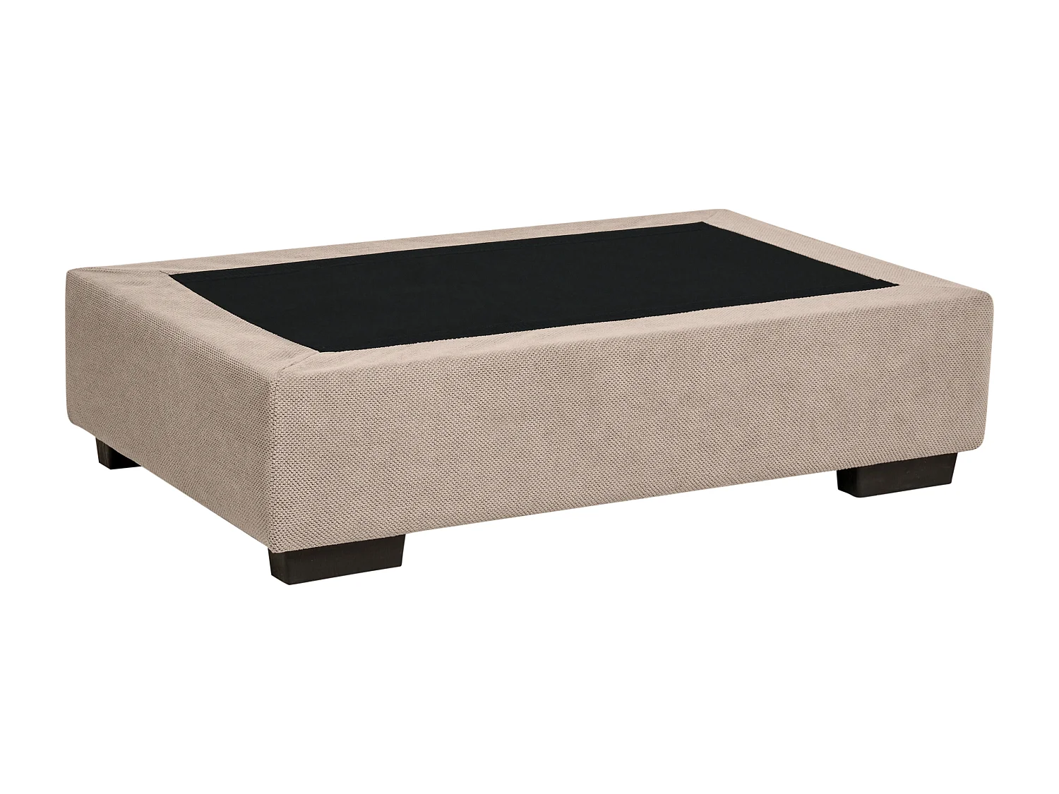 Ottoman KOLDING Tissu Taupe