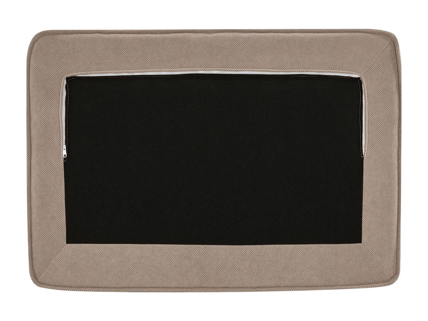 Ottoman KOLDING Tissu Taupe