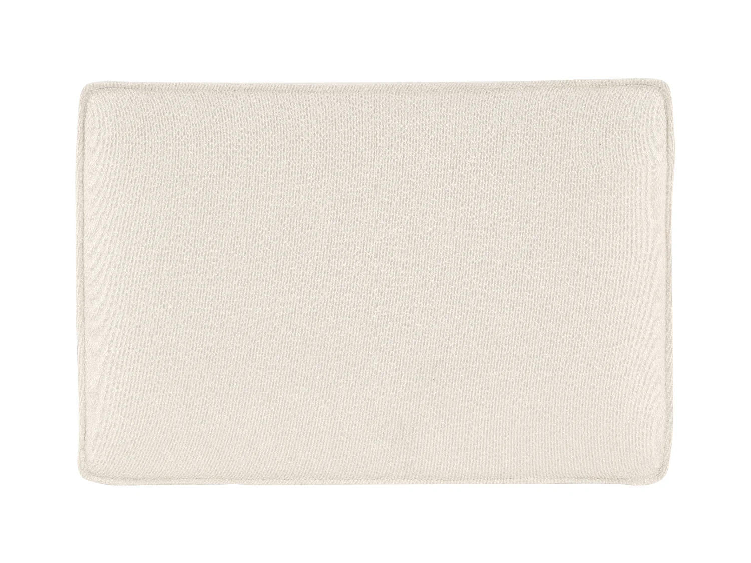 Ottoman KOLDING Bouclé Beige clair