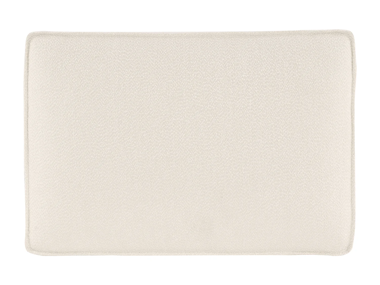 Ottoman KOLDING Bouclé Beige clair