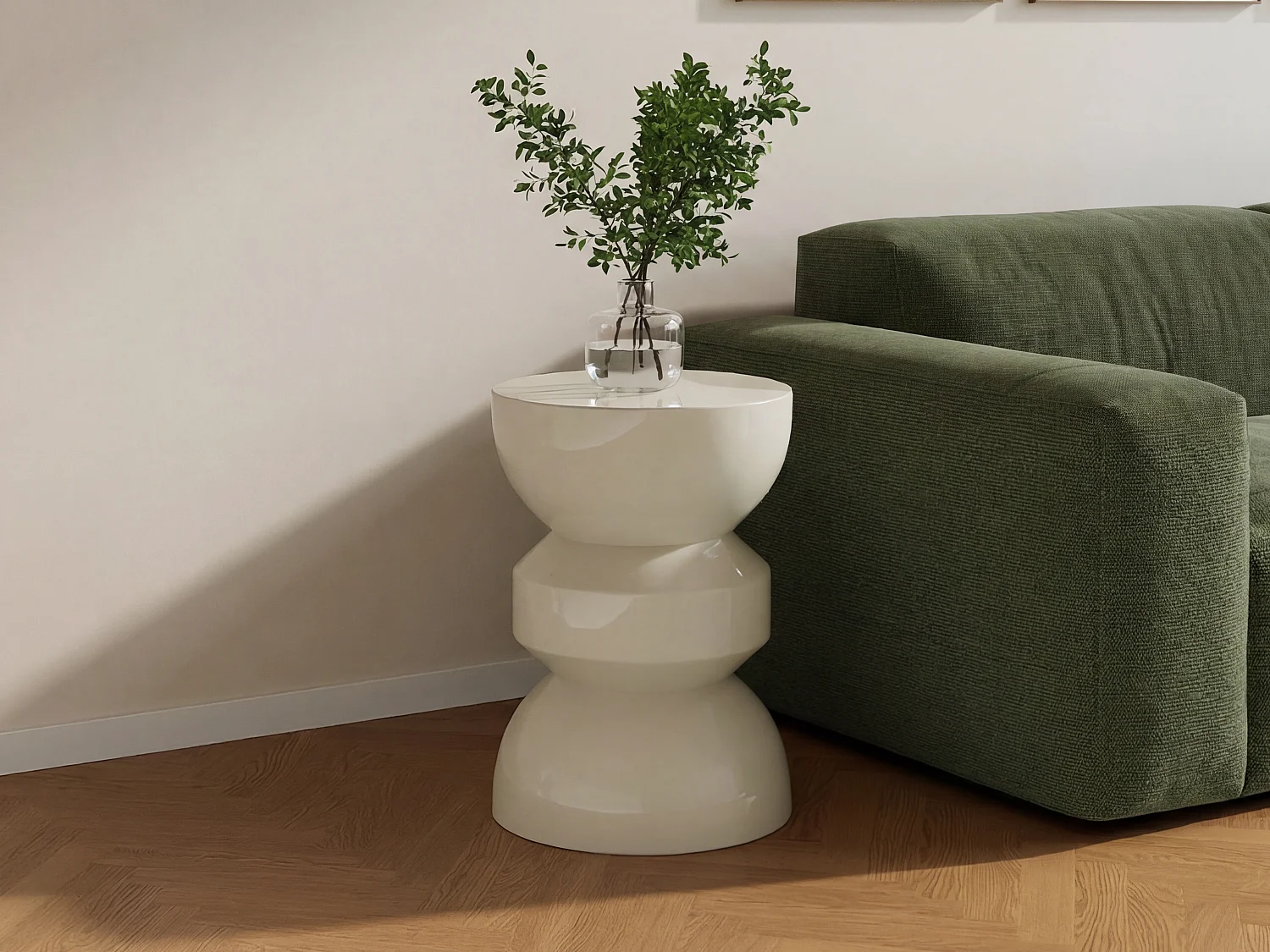 Tavolino da giardino in metallo Bianco - TOQO di MYLIA