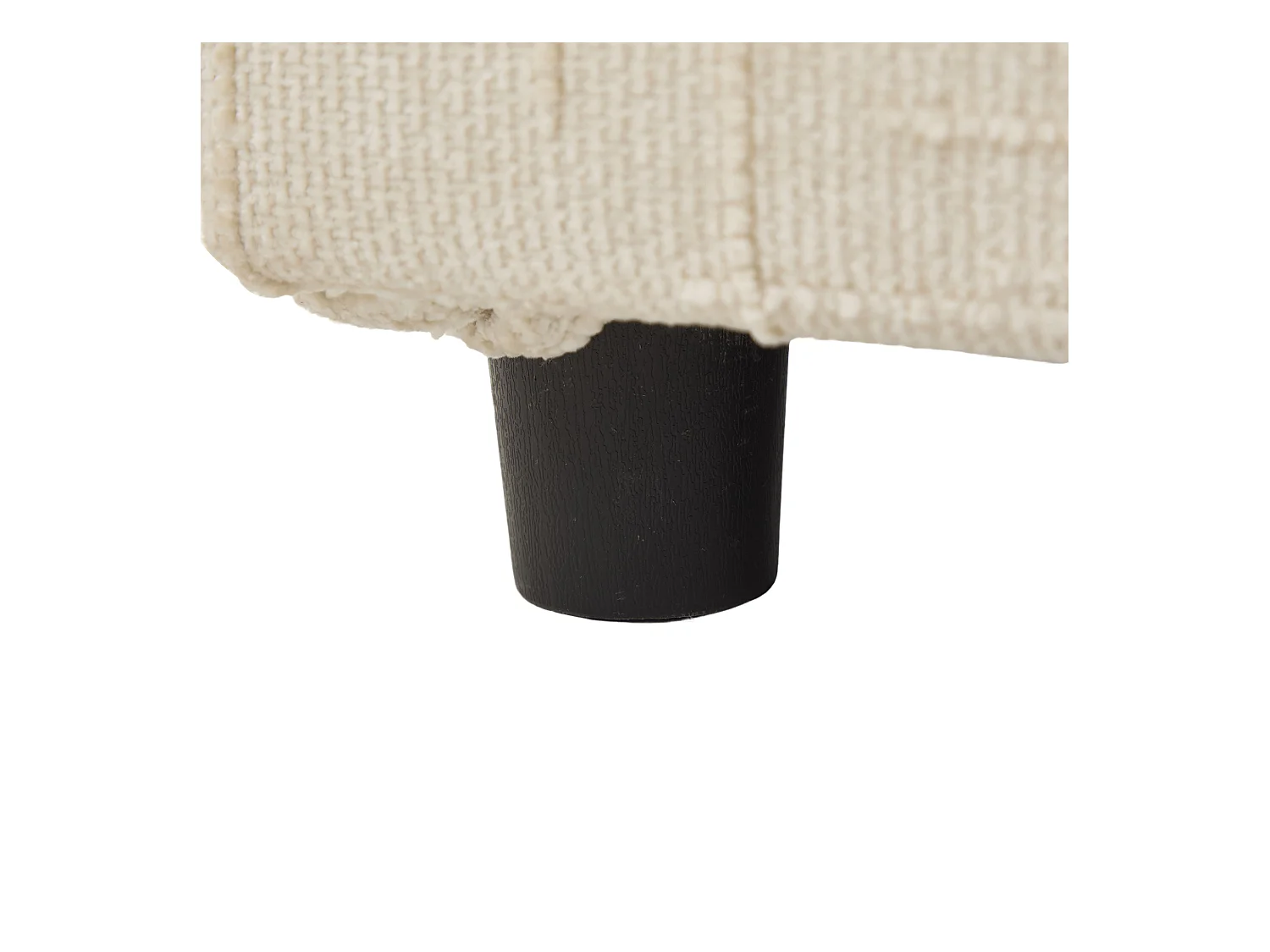 Canapé 1 place avec 2 poches latérales - Canapé de salon avec support pour téléphone et rangement dissimulé - chenille beige